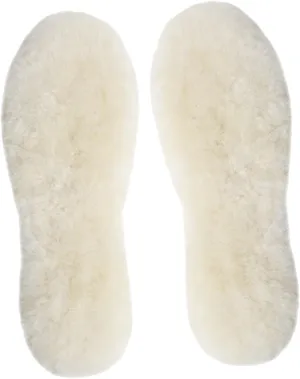 1 Pair Warm Wool Insoles for Boots and Shoes Fluffy Replacement Inserts for Men and Women Durable Comfortable Reduces Foot and Fatigue for Winter Wear