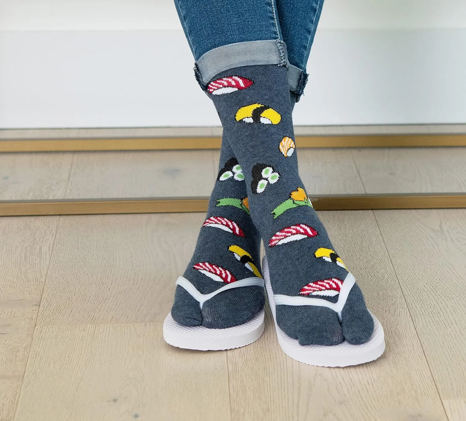 3 pairs V-Toe split-toe flip flop socks size women 7-11.5 men 6-10.5