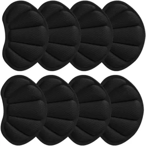 4 Pairs Back Heel Cushion Pads Slip Foam Inserts for Loose Shoes High Heels and Flats for Comfort and Slip Prevention
