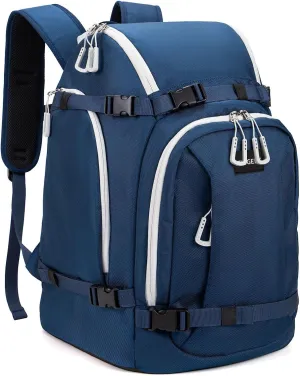 50L Ski Travel Backpack for Skis, Snowboard & Accessories, Waterproof Padded Boot Bag