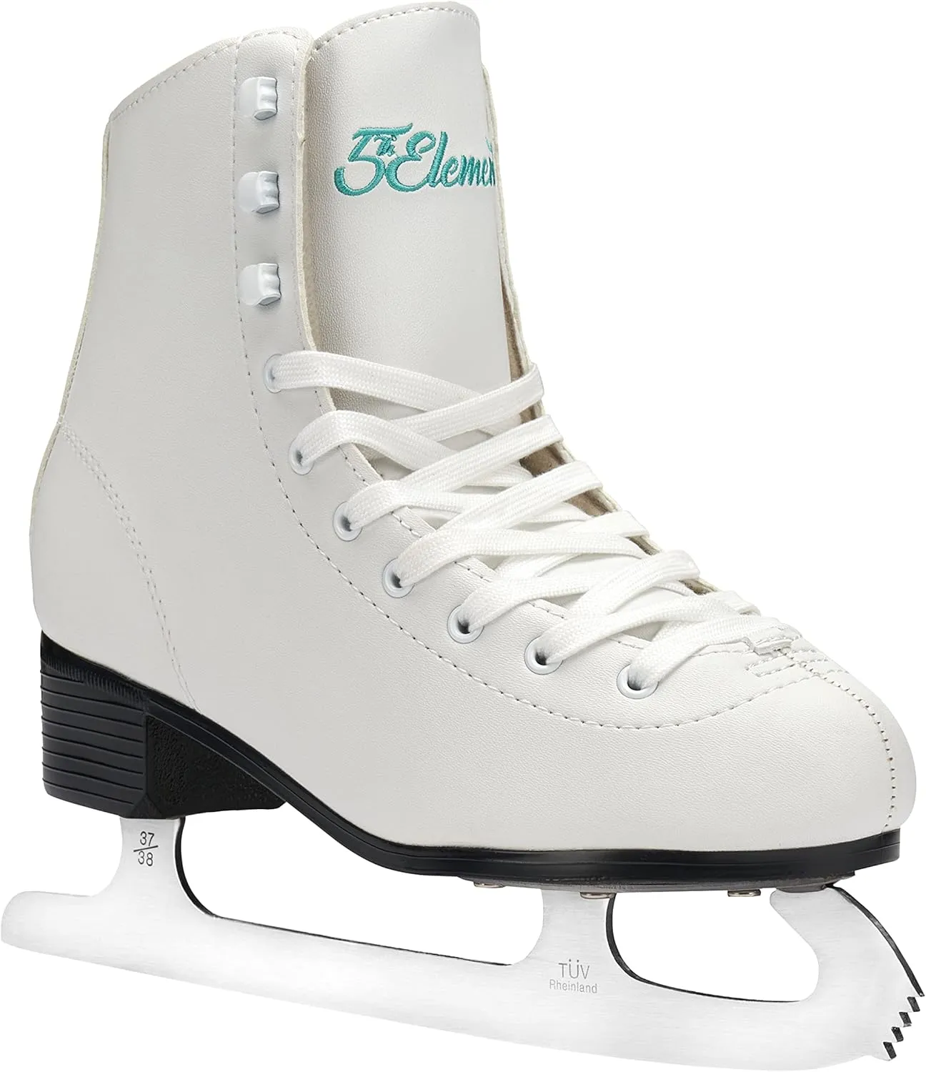 5th Element Grace Ice Skates for Women - Comfortable Figure Skates with Velvety Soft Tricot/Fleece-Lining - Stylish Women's Ice Skating Shoes