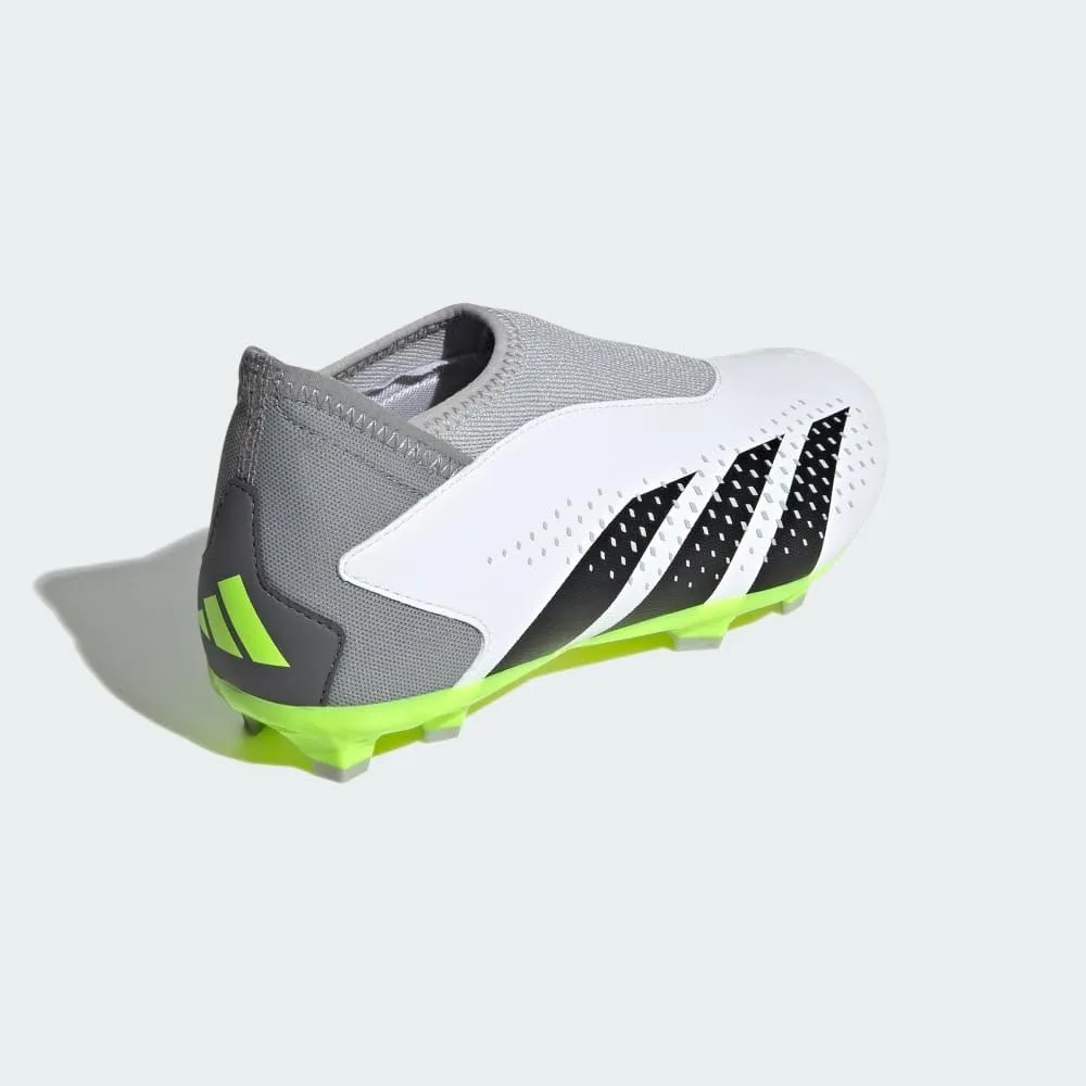 adidas Unisex-Child Accuracy.3 Predator Laceless Firm Ground Sneaker