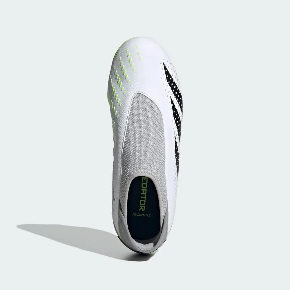 adidas Unisex-Child Accuracy.3 Predator Laceless Firm Ground Sneaker