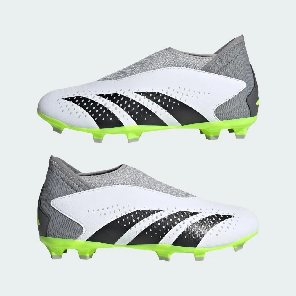 adidas Unisex-Child Accuracy.3 Predator Laceless Firm Ground Sneaker