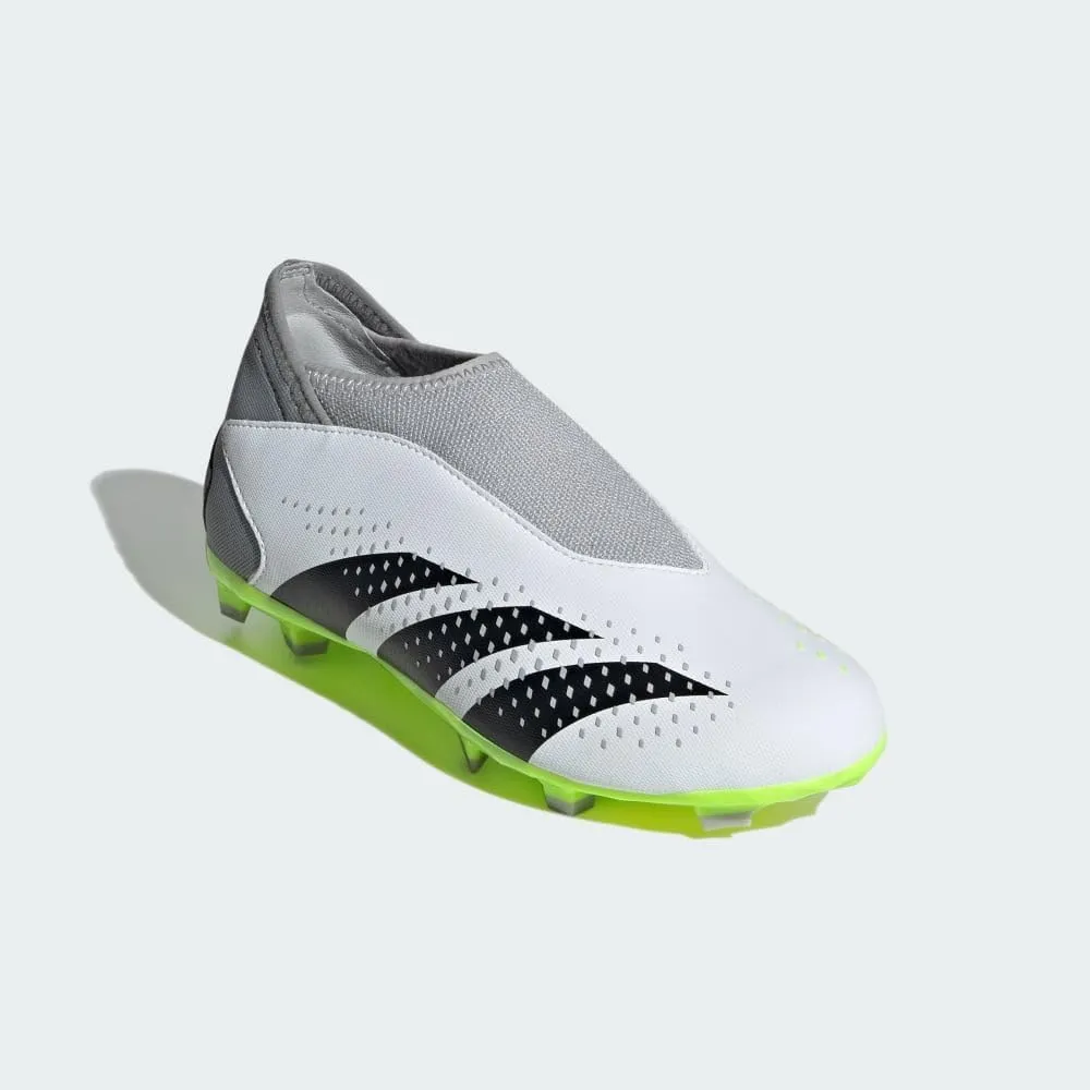 adidas Unisex-Child Accuracy.3 Predator Laceless Firm Ground Sneaker