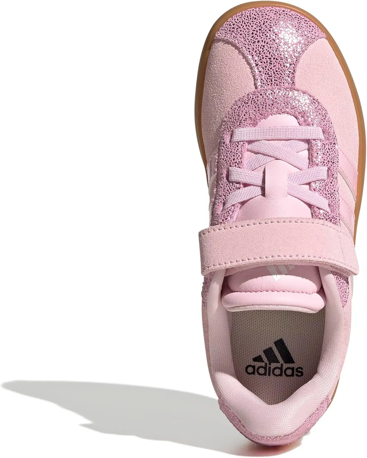 adidas Unisex-Child Vl Court 3.0 Elastic Lace & Strap Sneaker