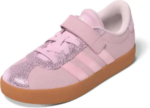 adidas Unisex-Child Vl Court 3.0 Elastic Lace & Strap Sneaker