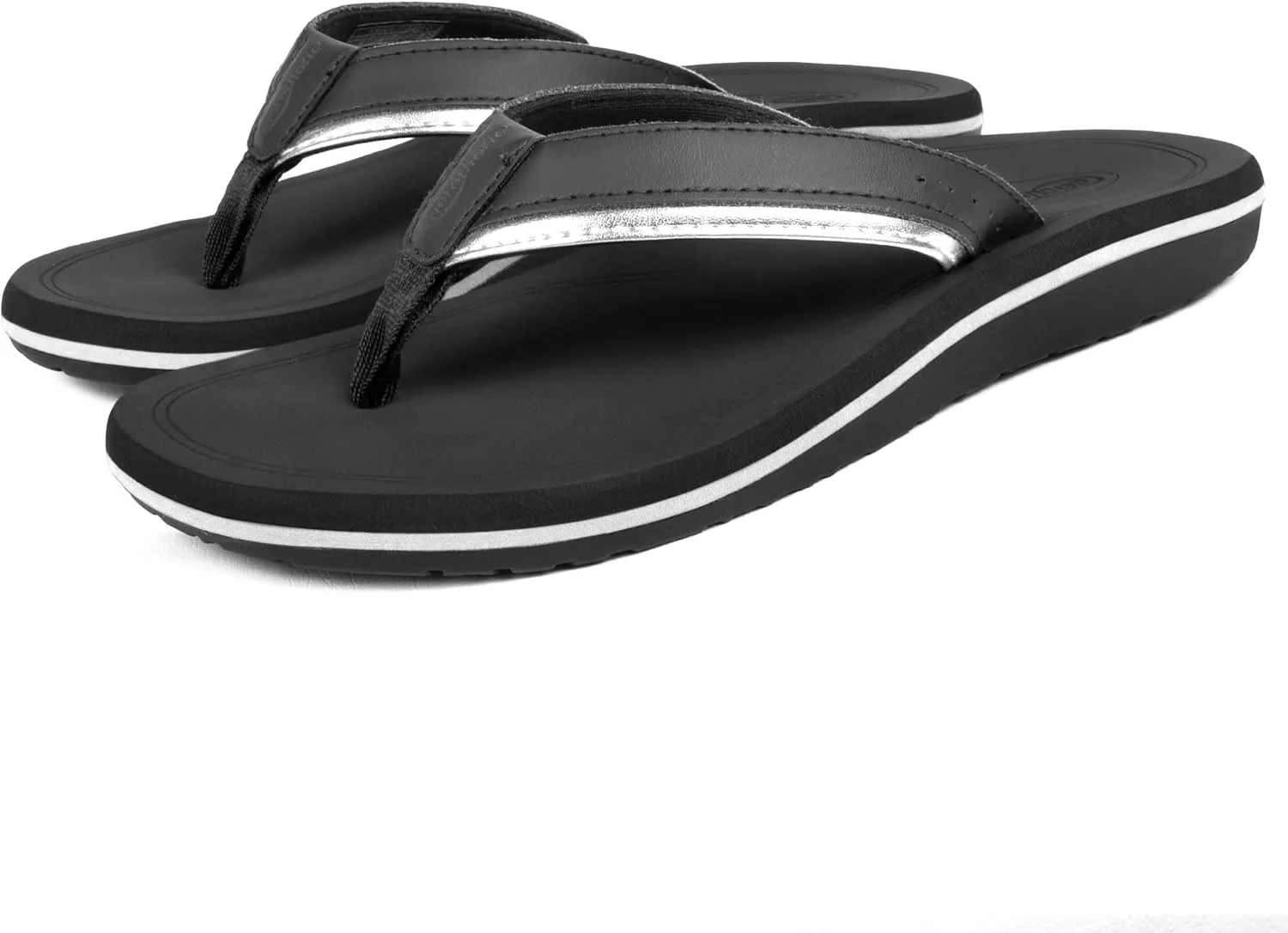 AEROTHOTIC Womens Casual Comfort Quick Drying Cushion Soft Flip Flops with Arch Support Non-Slip Thong Sandals