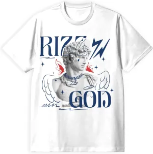 AJ 1 Rare Air 1s 4s Rare 4 Shirt, Rizz God, Shirts Match Sneakers 2D Sneaker T-Shirt Teee