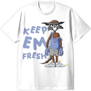 AJ 4 Aluminum 4s Forget Me Not Shirt, Keep Em Fresh, Shirts Match Sneakers 2D Sneaker T-Shirt Tee