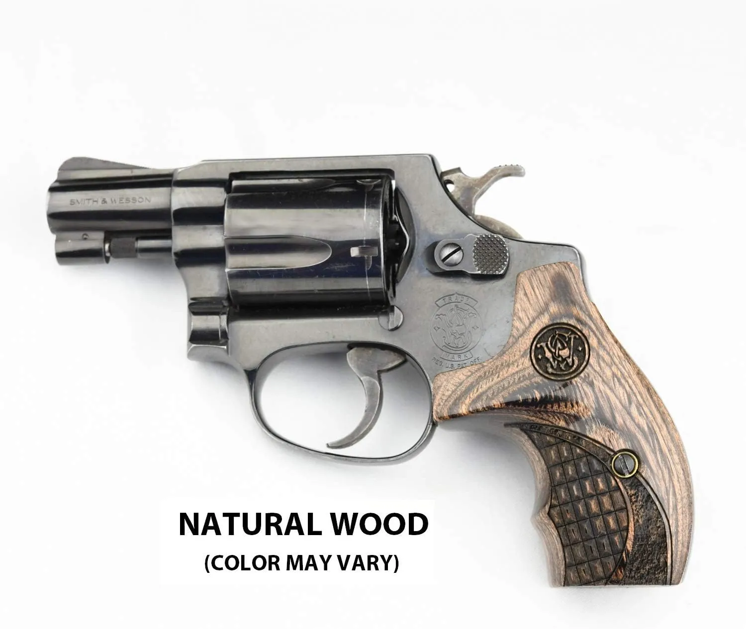 Altamont - S&W J Round Revolver Grips - Boot - Real Wood Gun Grips fit Smith & Wesson J Frame Round Butt .38 Special and 9mm Revolvers - Made in USA