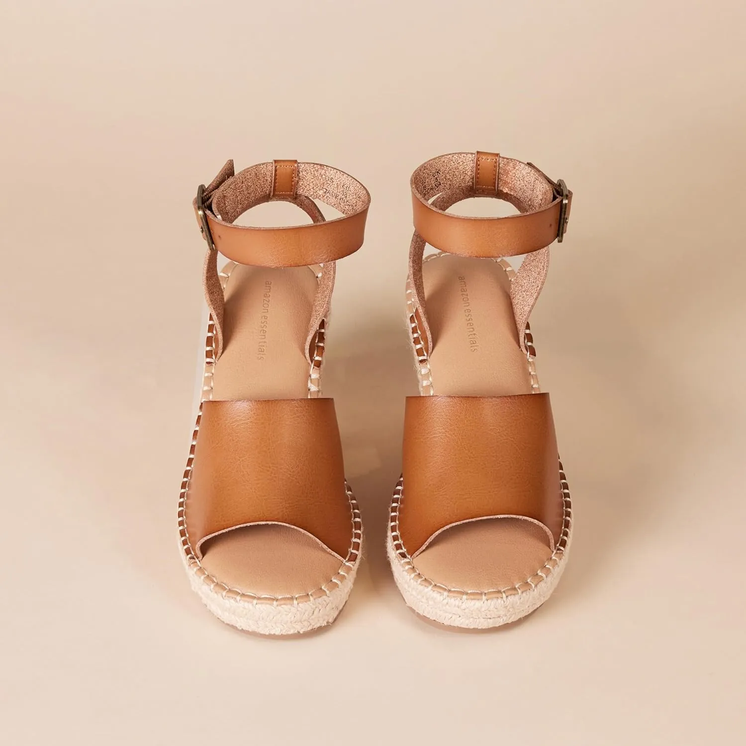 Amazon Essentials Women's Comfortable Wedge Espadrille Sandal