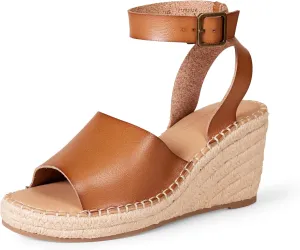 Amazon Essentials Women's Comfortable Wedge Espadrille Sandal