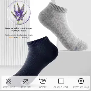 Ankle Socks for Men and Women,Anti Odor Low Cut Socks,Soft Breathable Sports Socks,Thin Running socks 6 Pairs (Size 6-13)