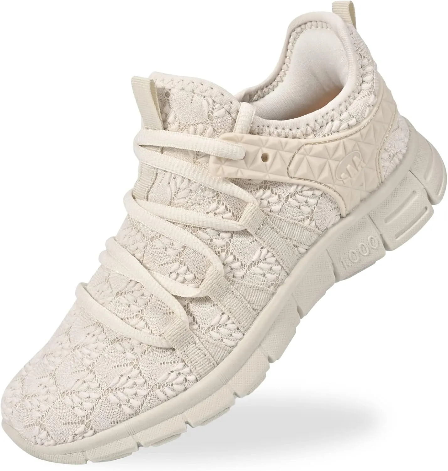AOE Womens Fashion Walking Running Shoes Ultra Lightweight Breathable Mesh Tennis Shoes Non Slip Athletic Workout Gym Sneakers