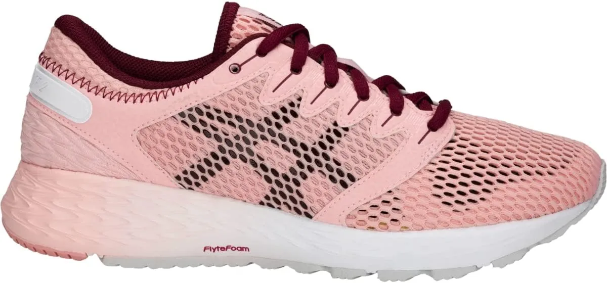 ASICS Women's Roadhawk FF2 Frosted Rose/Cordovan Running Shoe 6 Women US
