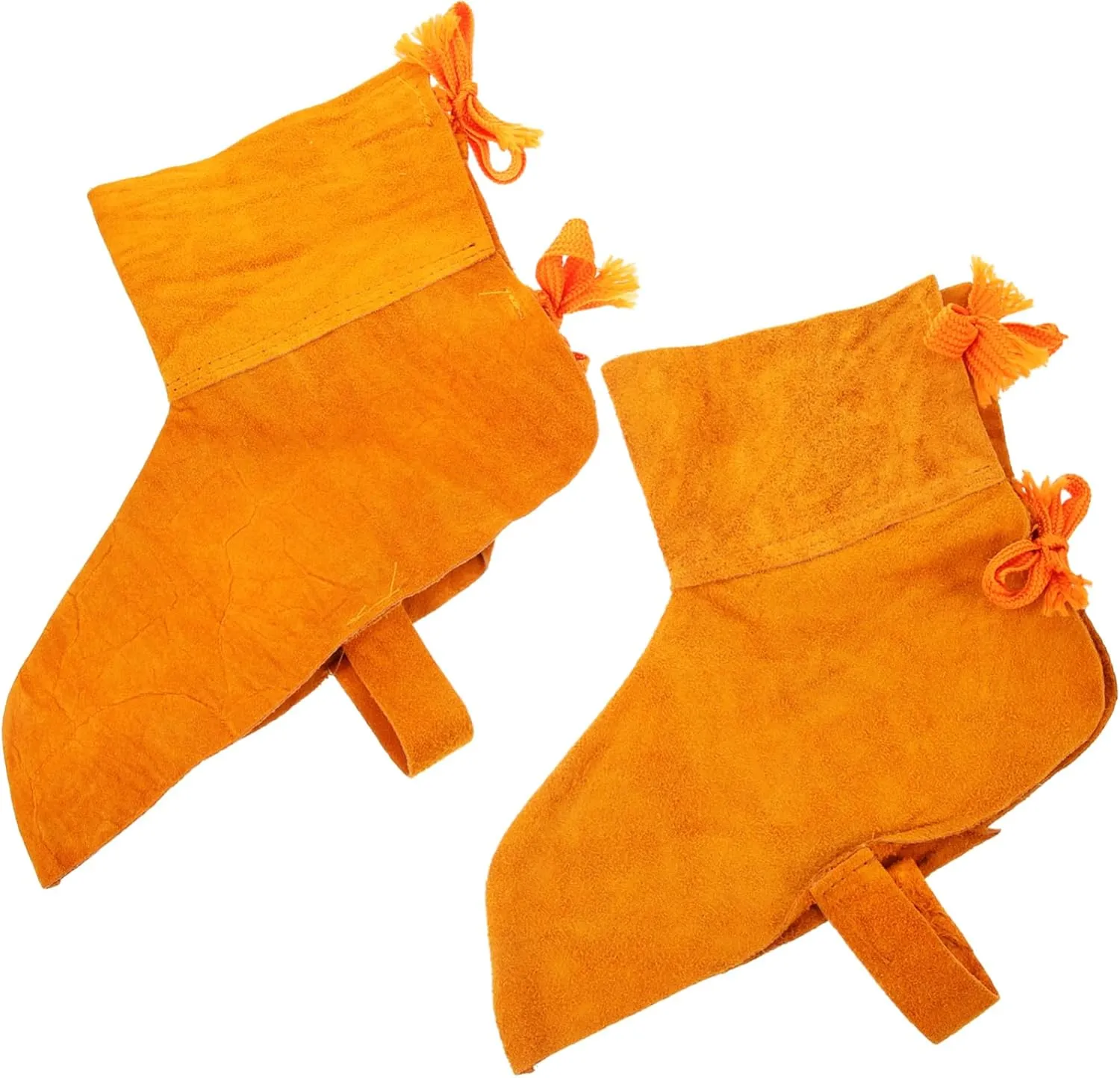Balacoo 1Pair Cowhide Welding Shoe Protector Durable Boot Covers for Men Heat Welding Footwear Easy for Welder Safety During Work