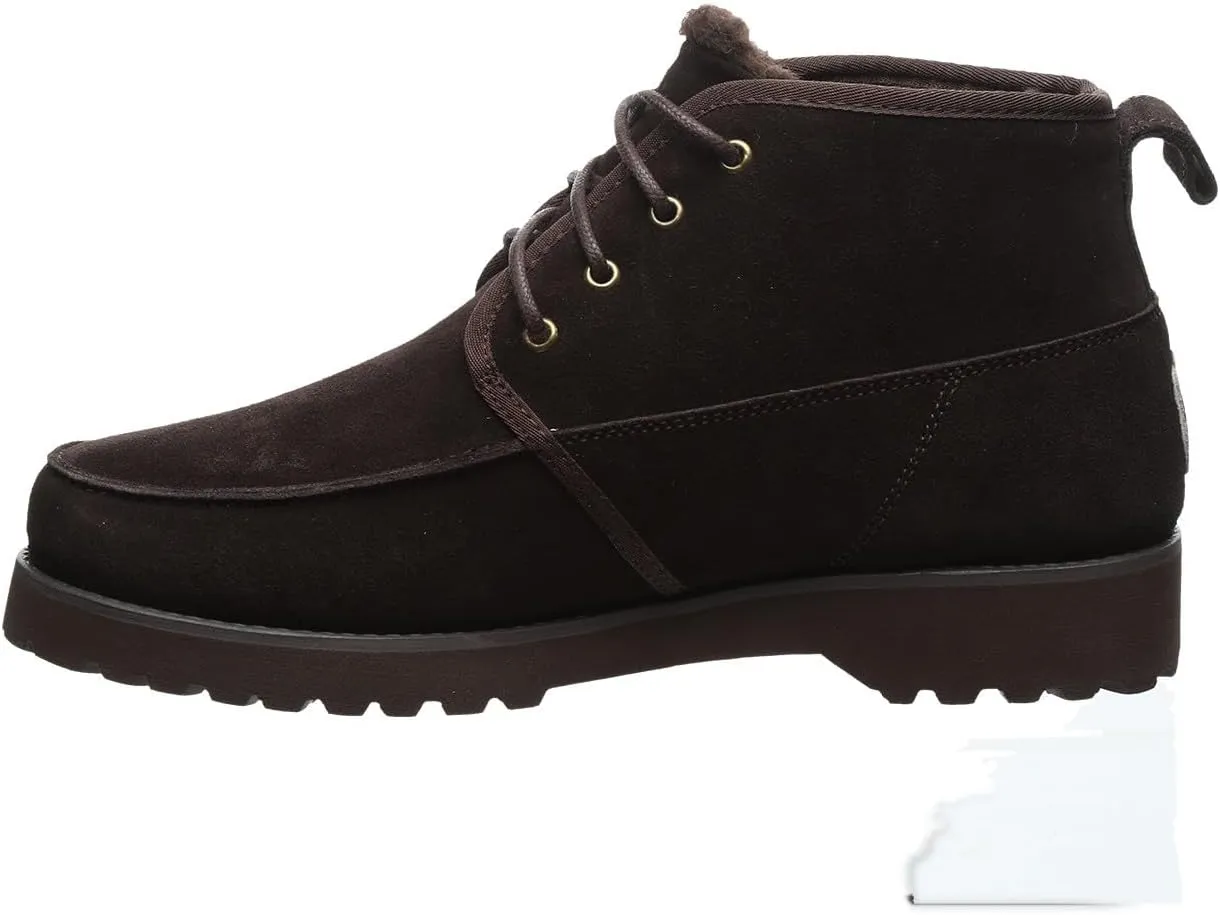 BEARPAW Men's Kyle Boot | Classic Suede Lace-Up Boot