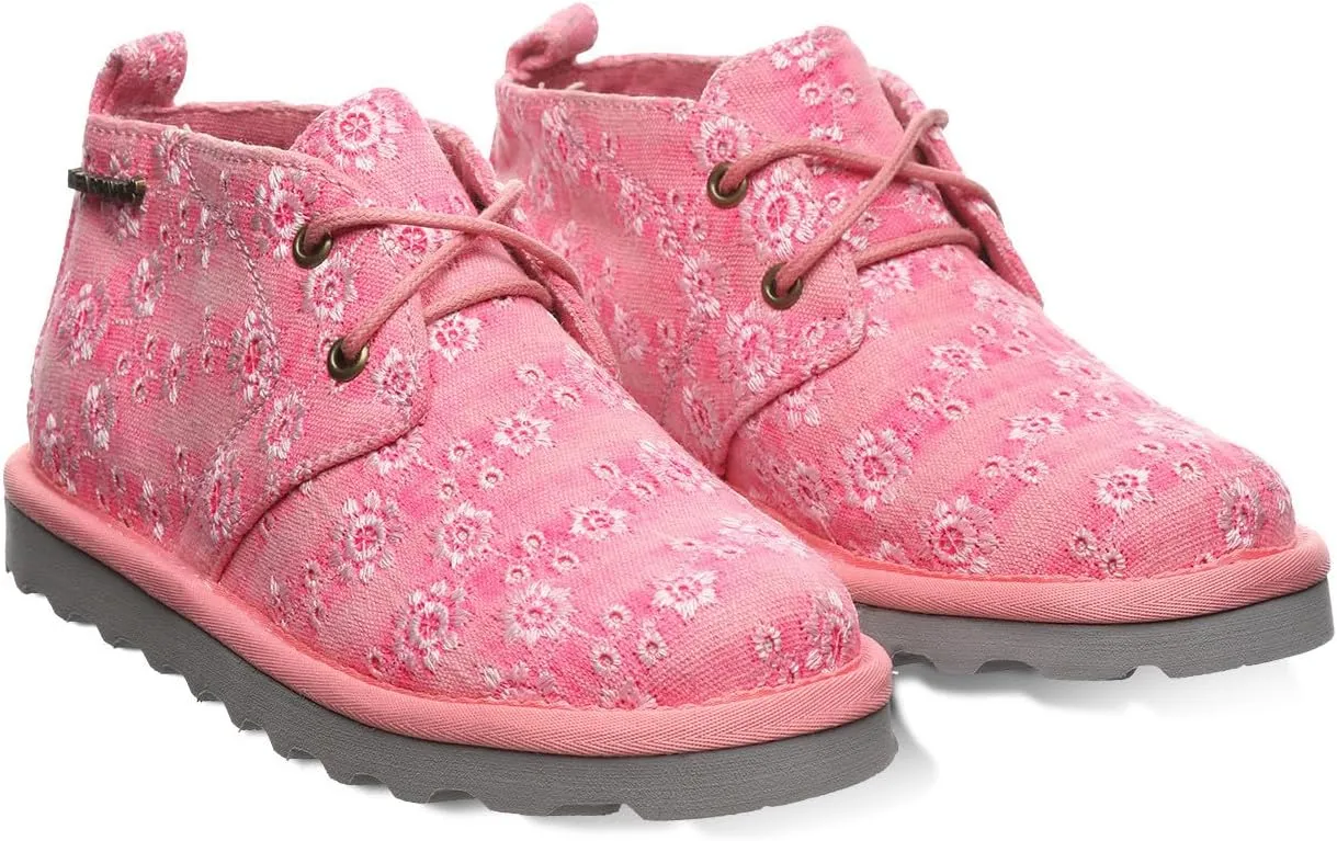 BEARPAW Skye Youth Multiple Colors | Youth's Chukka Bootie | Youth's Slip On Boot | Comfortable Winter Boot