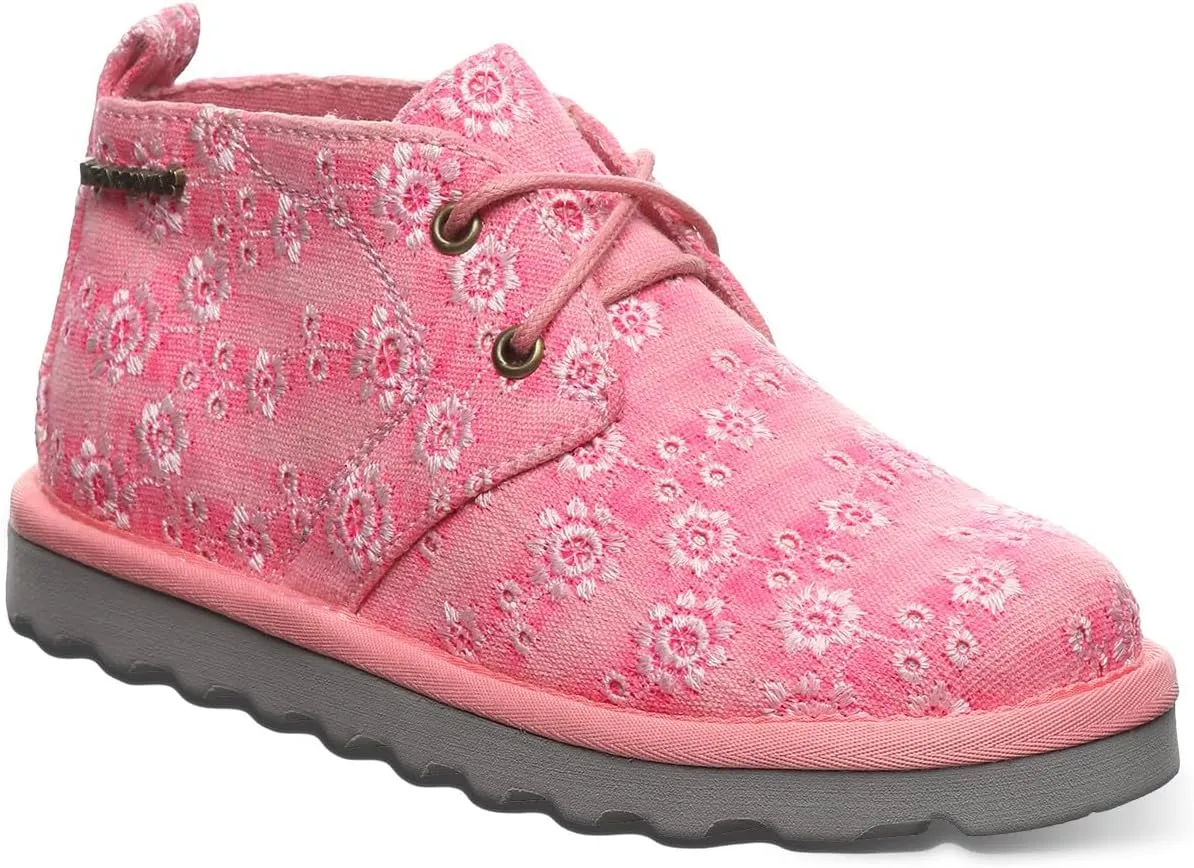 BEARPAW Skye Youth Multiple Colors | Youth's Chukka Bootie | Youth's Slip On Boot | Comfortable Winter Boot