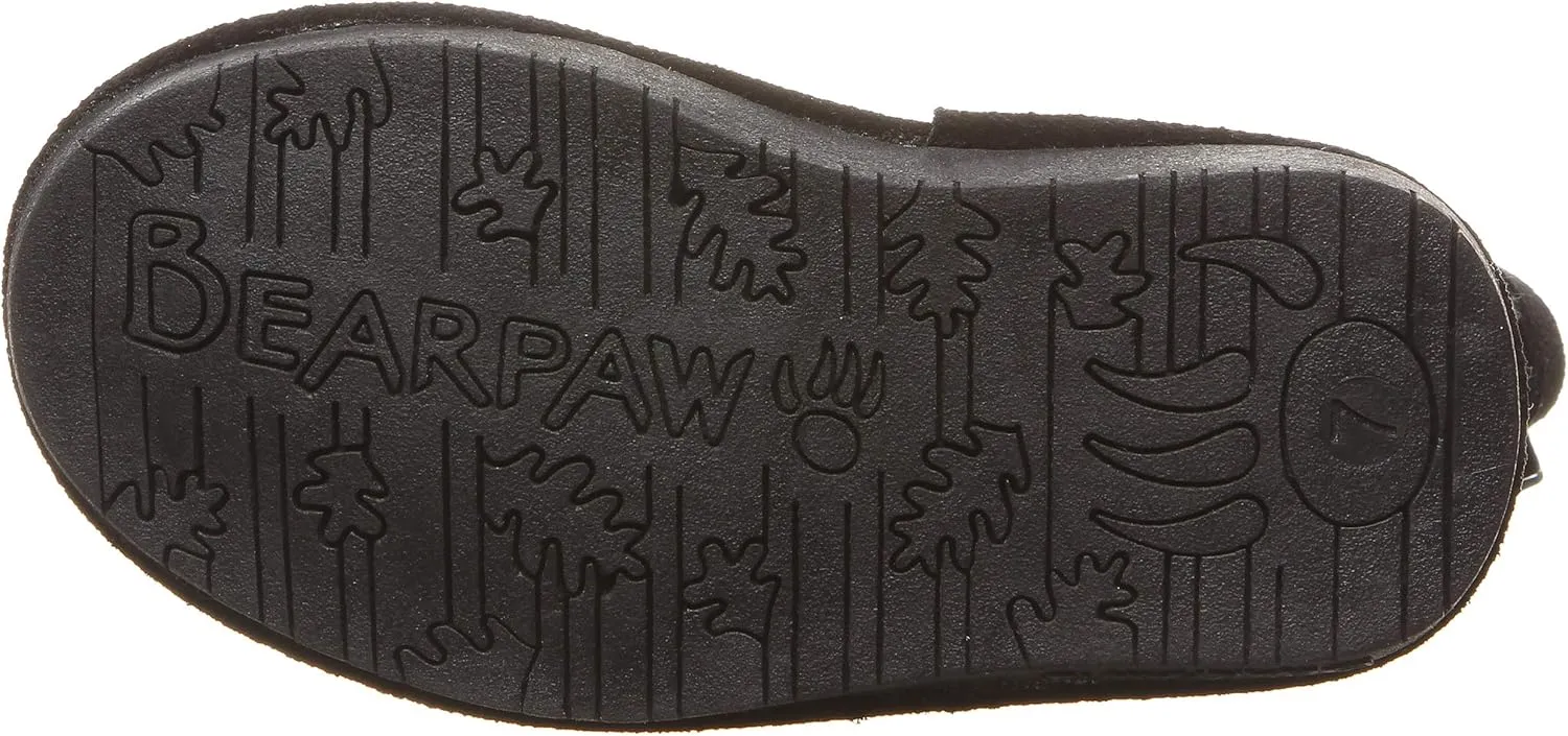 BEARPAW Toddler Boshie Multiple Colors | Toddler's Boot Classic Suede | Kid's Slip On Boot | Comfortable Winter Boot