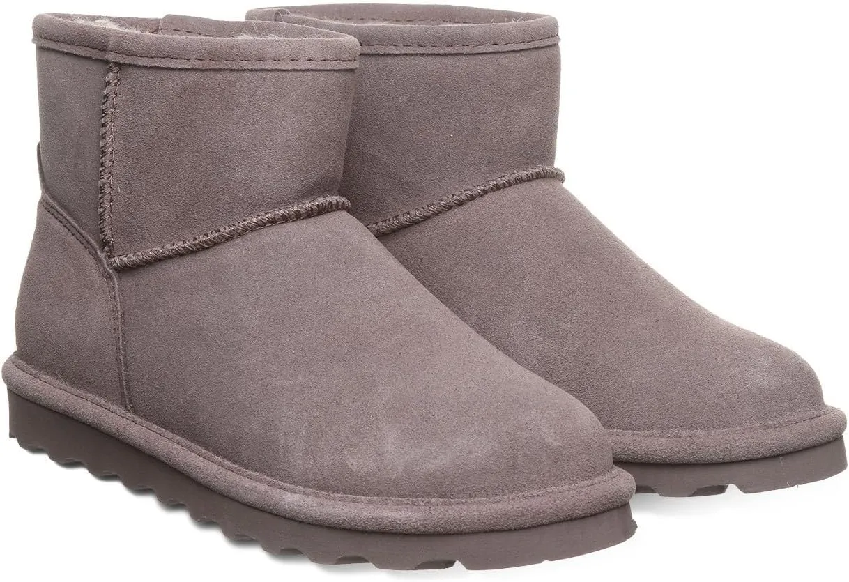 BEARPAW Women's Alyssa Multiple Colors | Women's Ankle Boot | Women's Slip On Boot | Comfortable Winter Boot