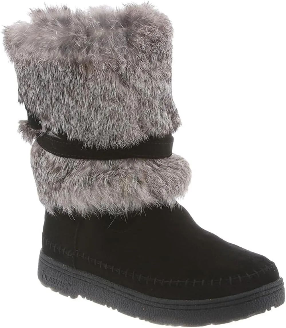 BEARPAW Women's Kara Multiple Colors | Classic Suede Slip On Winter Boot
