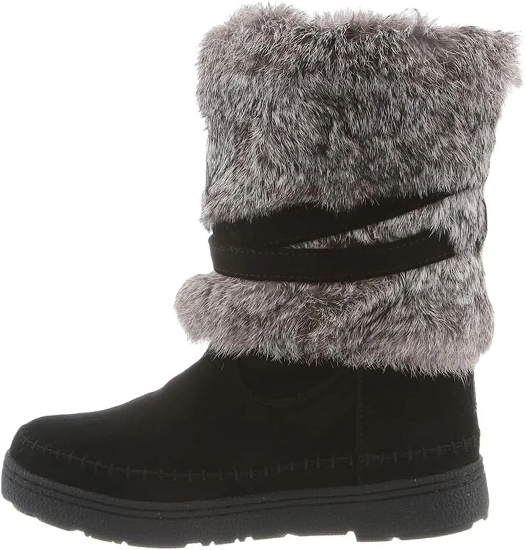 BEARPAW Women's Kara Multiple Colors | Classic Suede Slip On Winter Boot