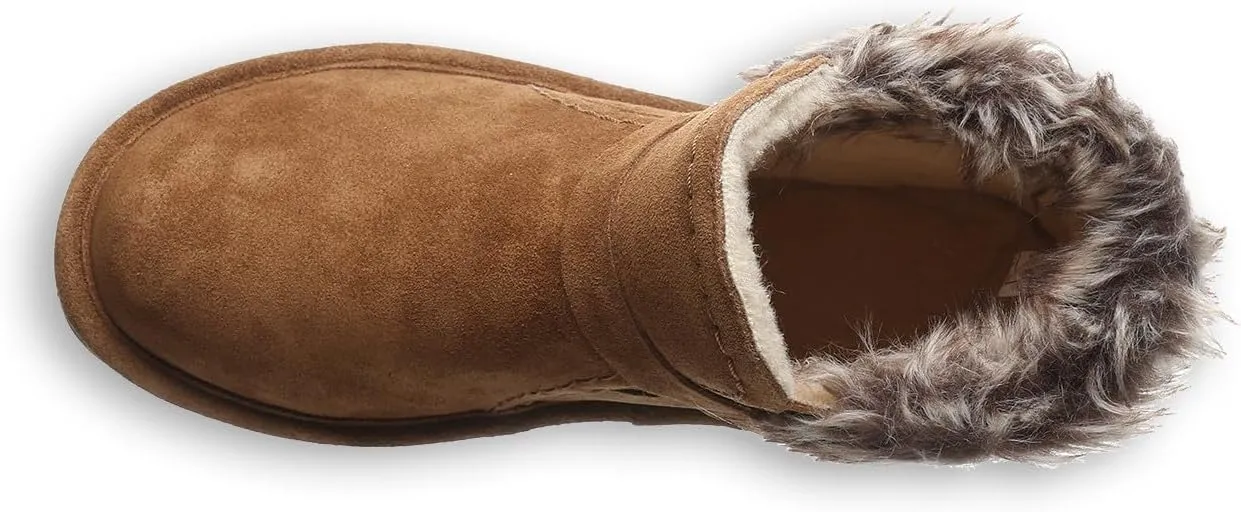 BEARPAW Womens Konnie Suede Winter Ankle Boots