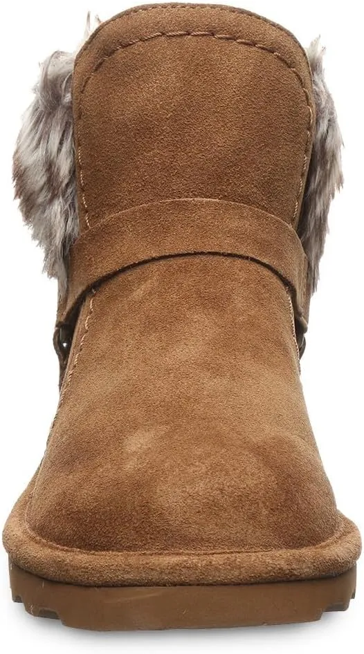 BEARPAW Womens Konnie Suede Winter Ankle Boots