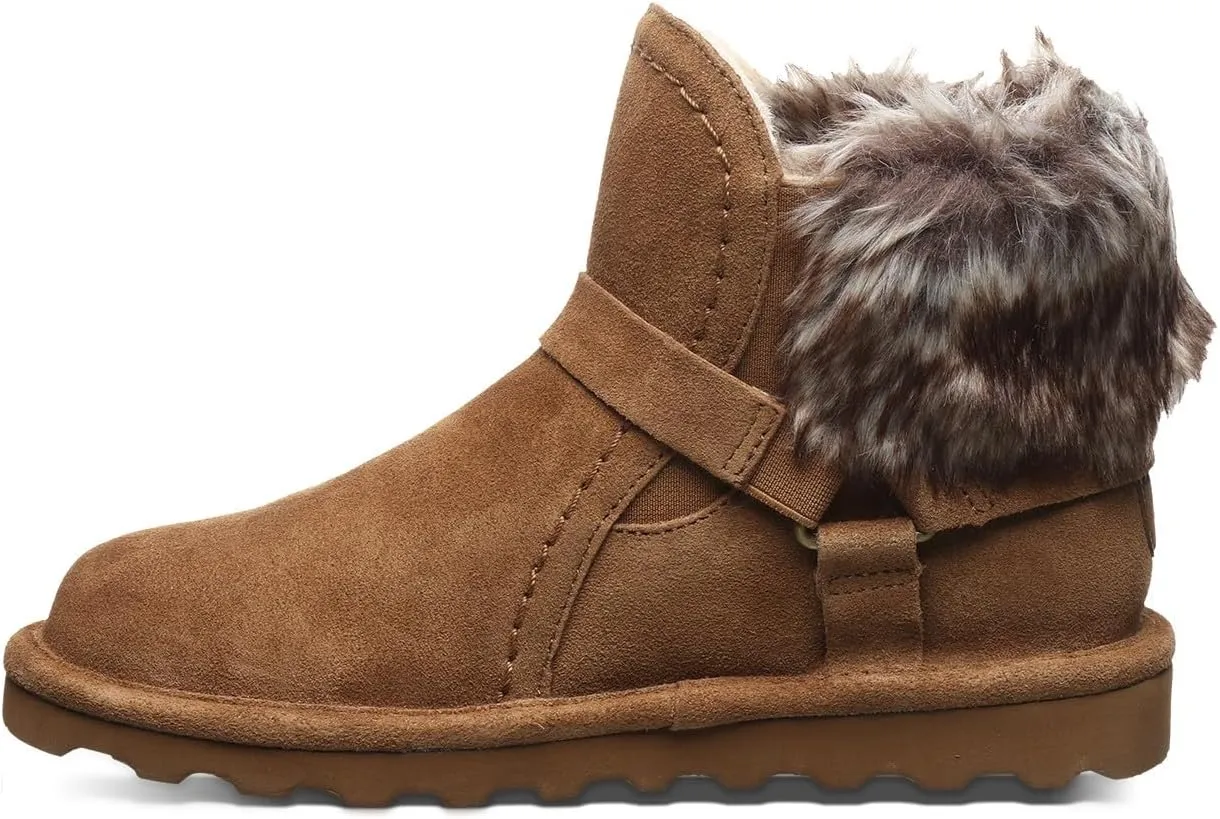 BEARPAW Womens Konnie Suede Winter Ankle Boots