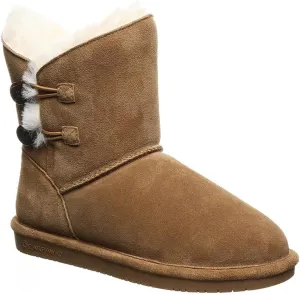 BEARPAW Women's Rosaline Wide Multiple Colors | Women's Fashion Boot | Women's Slip On Boot | Comfortable Winter Boot