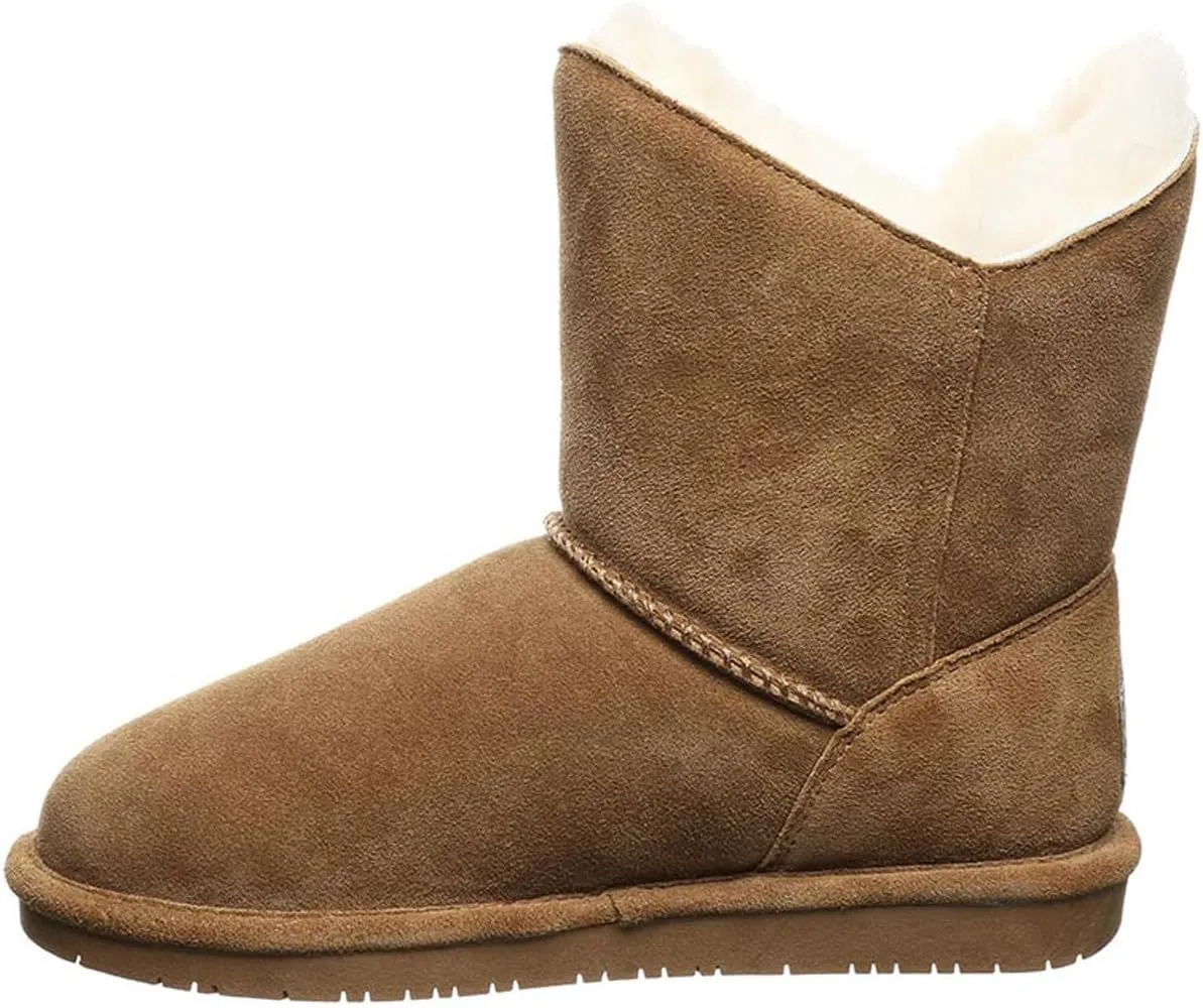 BEARPAW Women's Rosaline Wide Multiple Colors | Women's Fashion Boot | Women's Slip On Boot | Comfortable Winter Boot