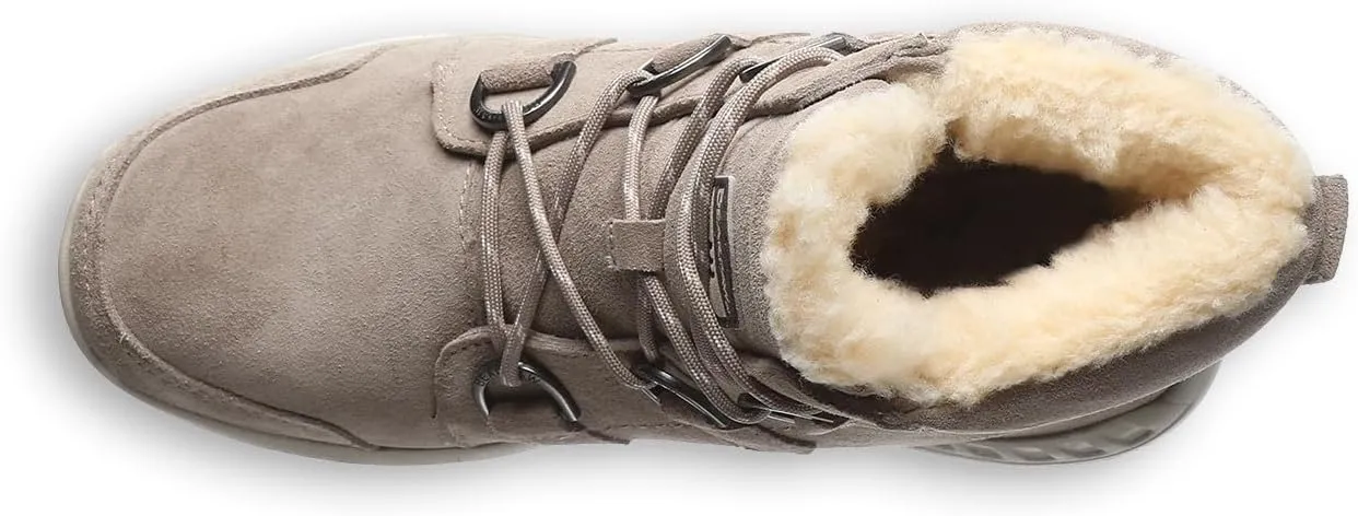 BEARPAW Womens Tyra Faux Fur Lined Suede Winter & Snow Boots