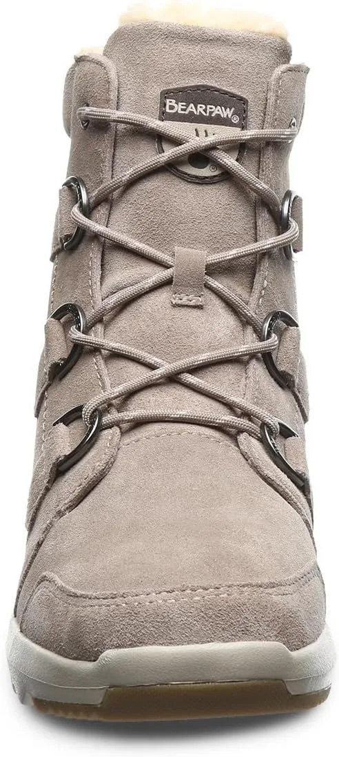 BEARPAW Womens Tyra Faux Fur Lined Suede Winter & Snow Boots