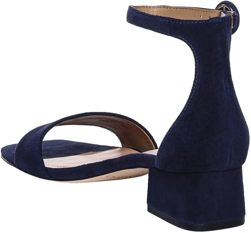 Bernardo® Jalena Heeled Sandals for Women – Leather and Man-Made Construction – Single Prong Buckle
