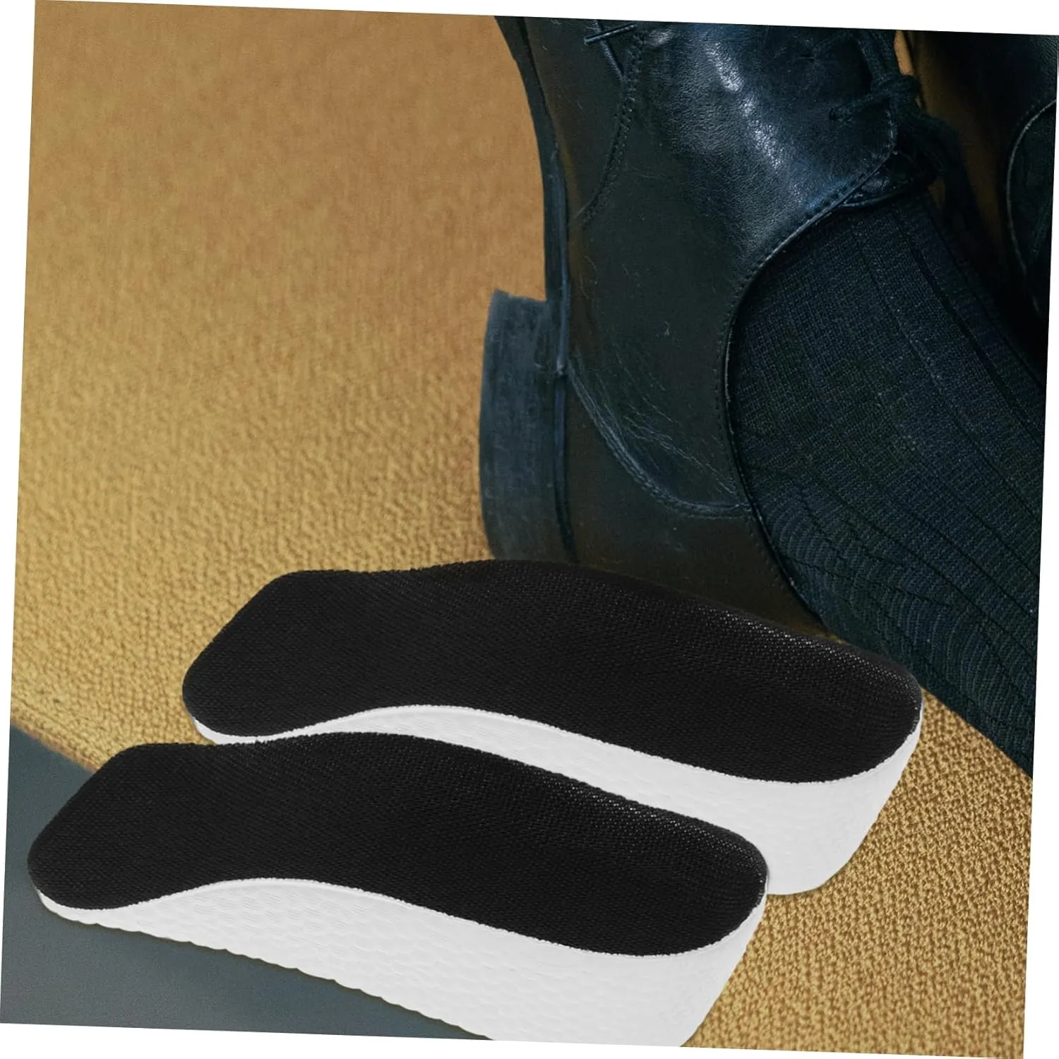 BESTYASH 1 Pair Height Increase Heel Pads for Women Discreet Insole Lift Inserts Thick Cushion for Comfort Lightweight and Durable for Everyday Use and Gifting