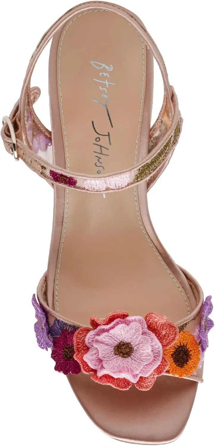 Betsey Johnson Women's Blare Heeled Sandal