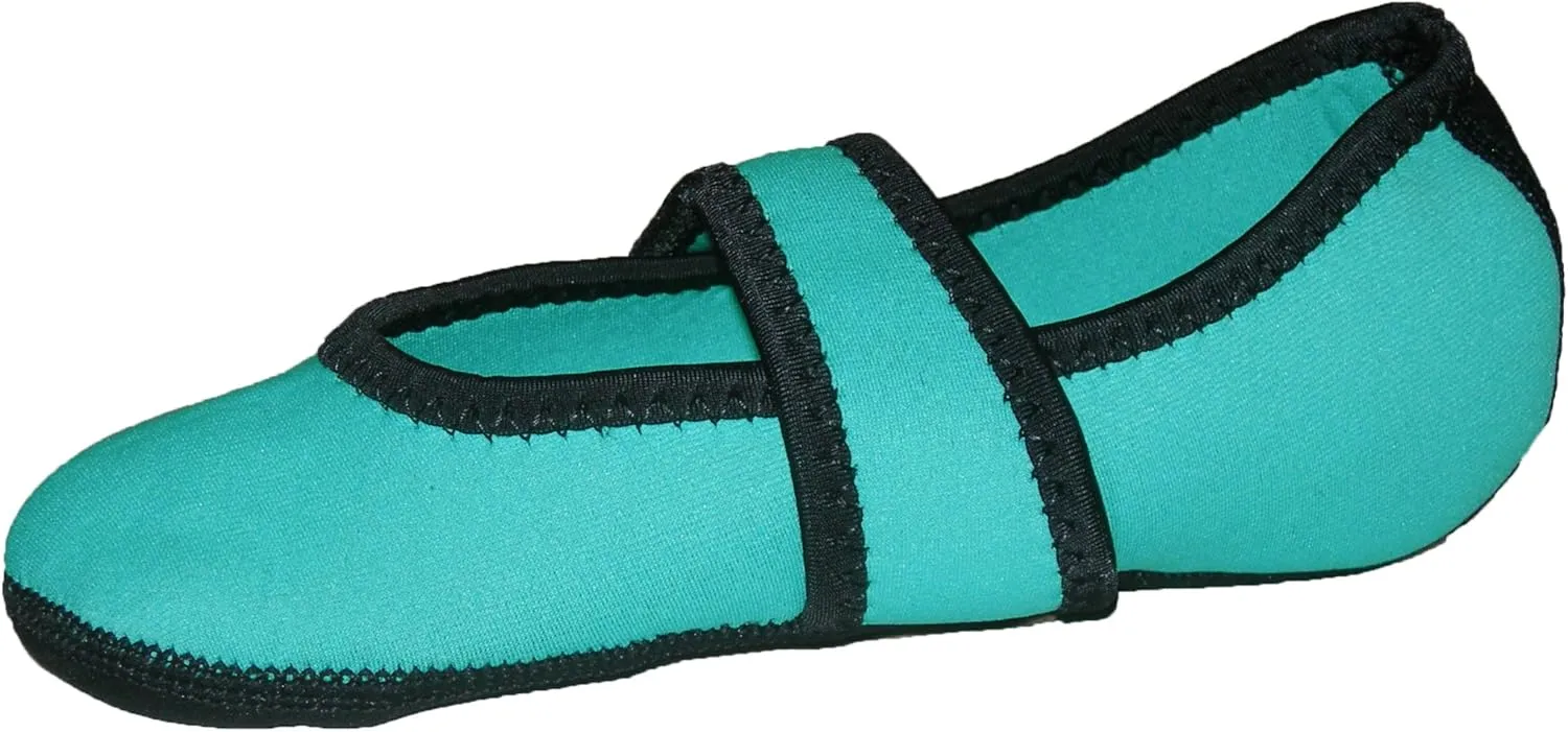 Betsy Lou Women's Slippers, Foldable, Flexible Flats, Slipper Socks, Travel Slippers, Exercise Shoe, Dance Shoe, Yoga Socks, House Shoes, Indoor Shoes