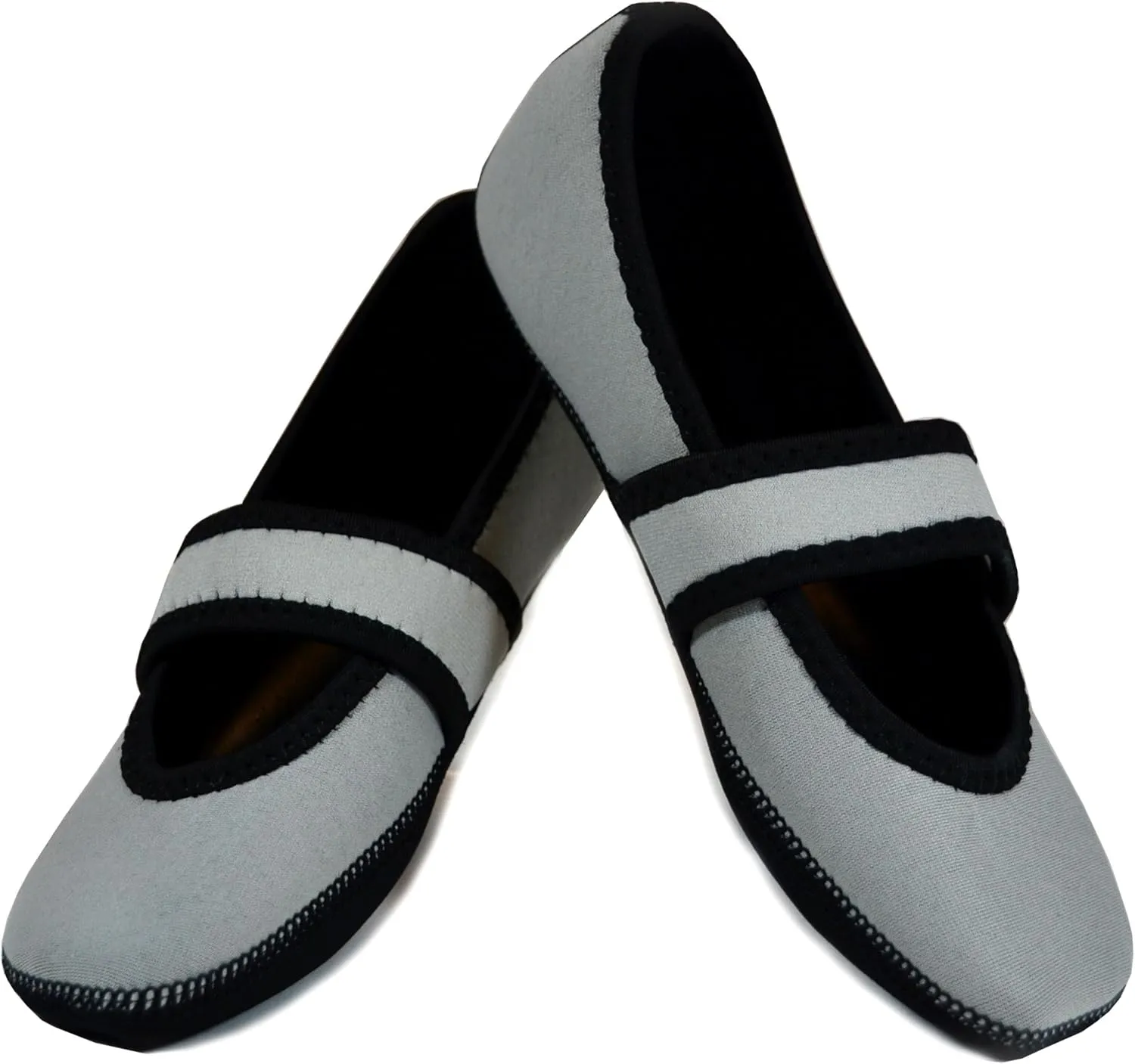 Betsy Lou Women's Slippers, Foldable, Flexible Flats, Slipper Socks, Travel Slippers, Exercise Shoe, Dance Shoe, Yoga Socks, House Shoes, Indoor Shoes
