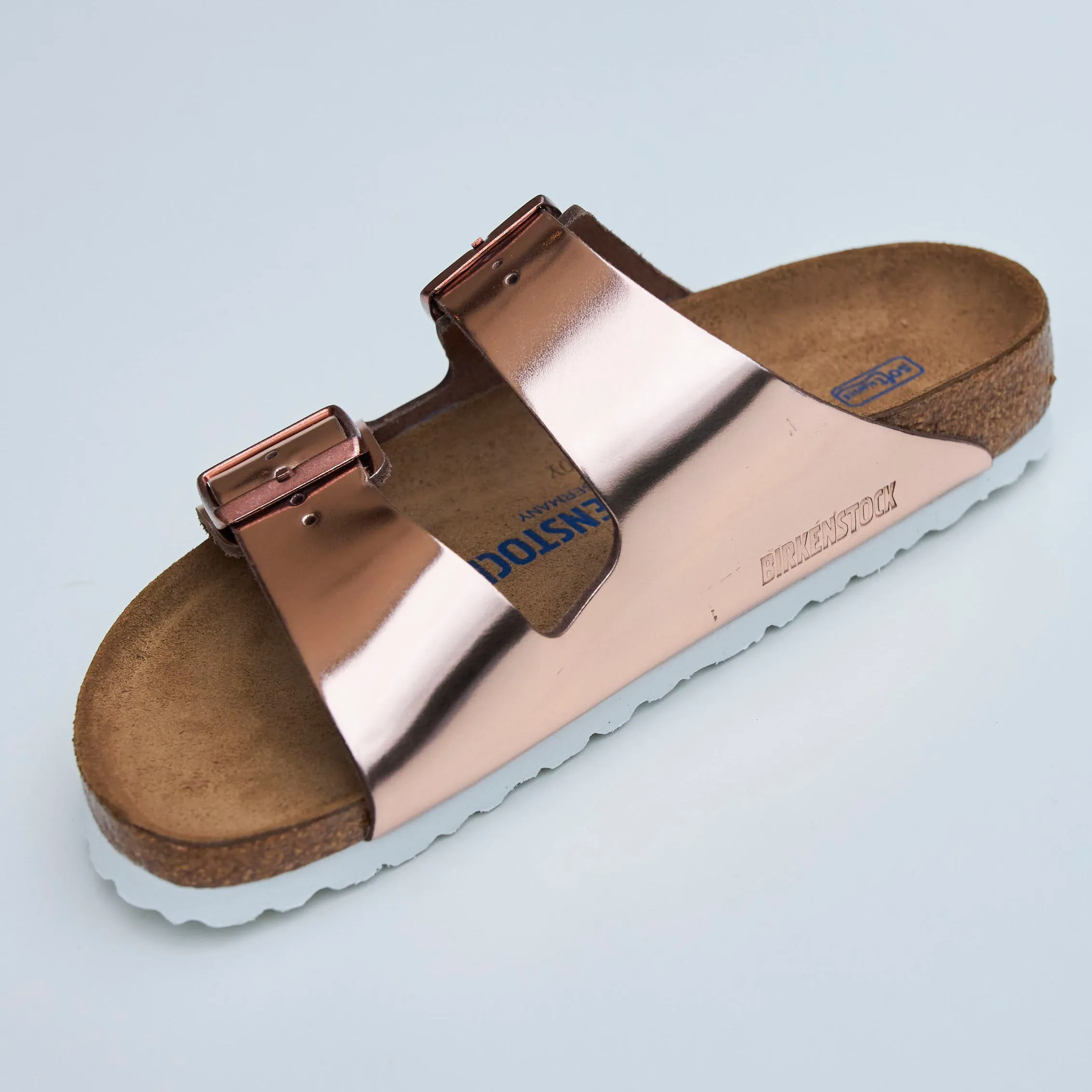 Birkenstock Metallic Copper Arizona Sandals