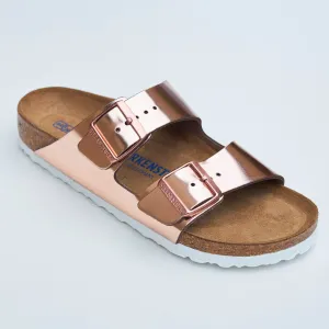 Birkenstock Metallic Copper Arizona Sandals