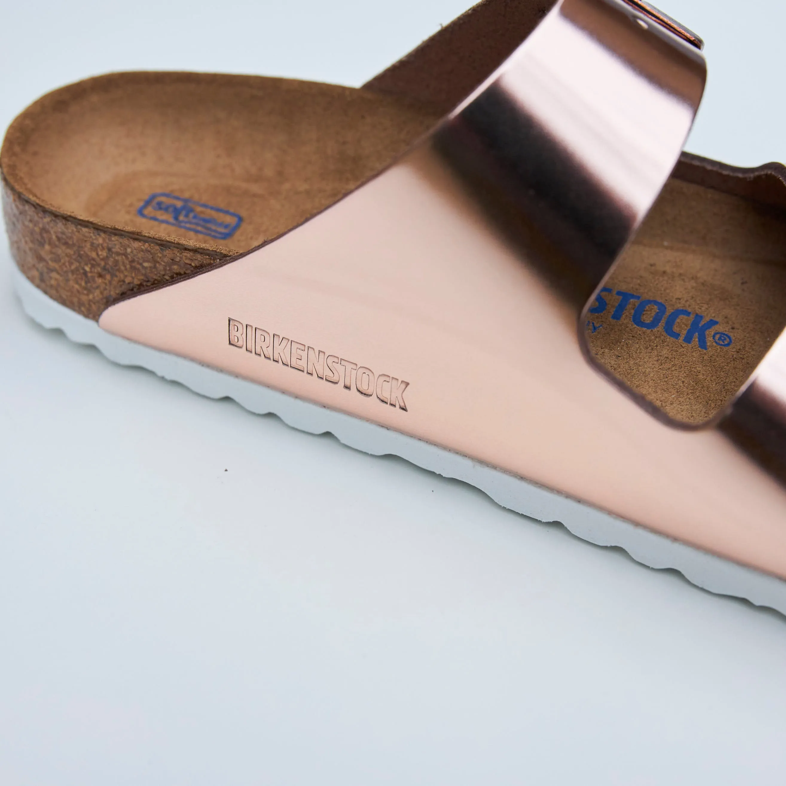 Birkenstock Metallic Copper Arizona Sandals
