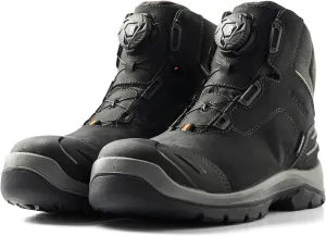 BLÅKLÄDER 2255 Elite 6" Freelock Boot – Brown/Black, Durable Full-Grain Leather, Composite Toe, Puncture Resistant, Slip Resistant, Quick Lace System & Electrical Hazard Protection, 8.5