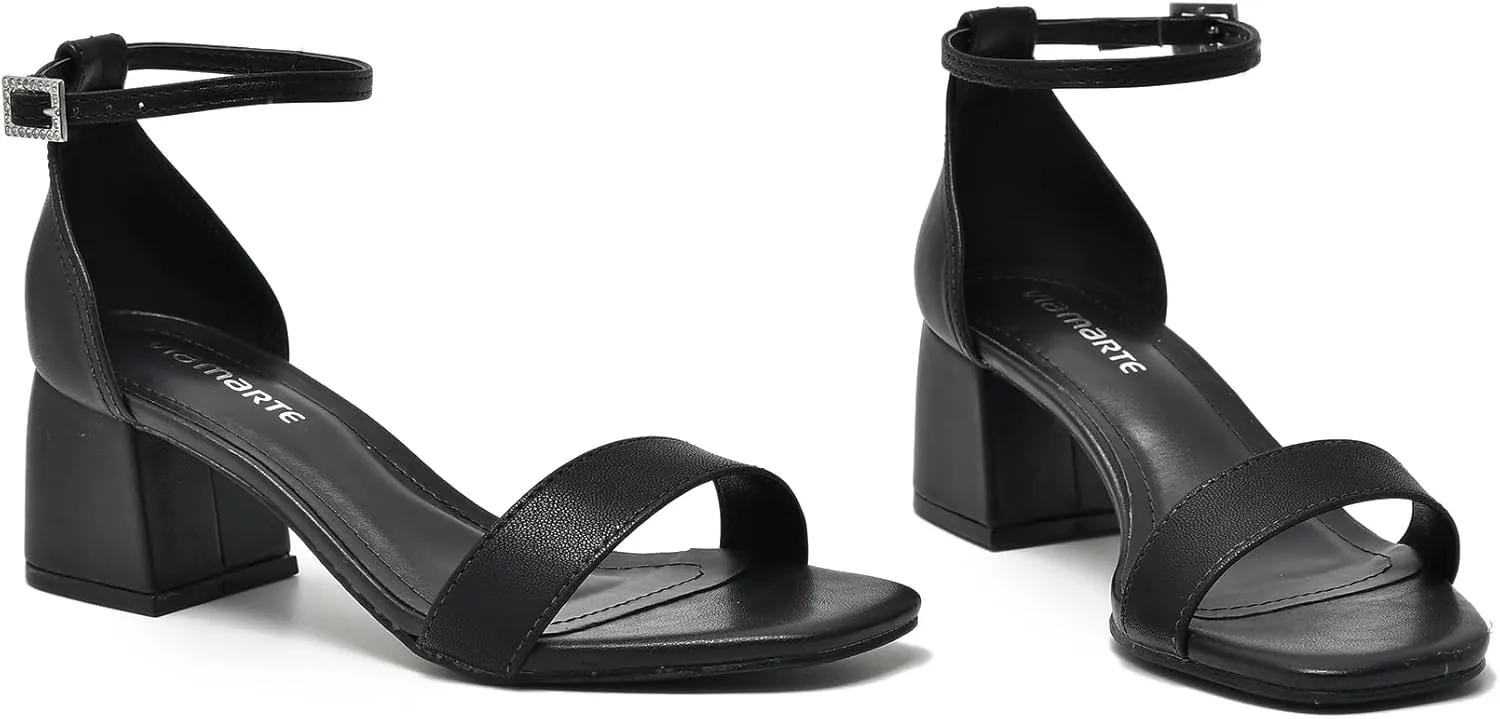 Block Medium Heel Sandals for Women