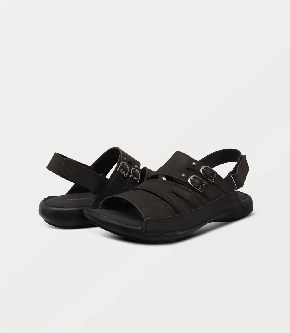 BM6920-ESPRESSO-Men Sandal