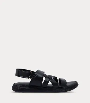 BM6940-BLACK-Men Sandal