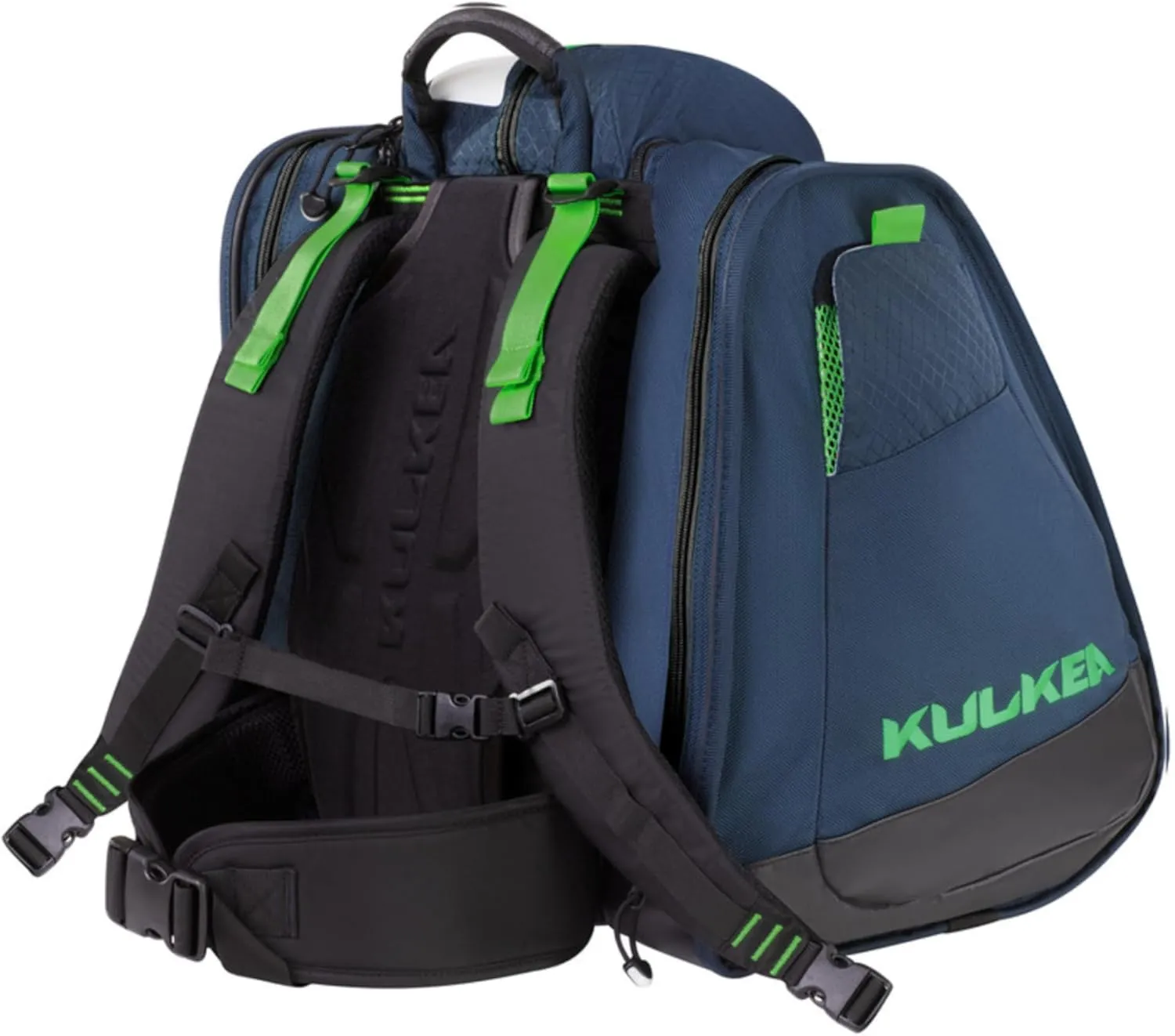 Boot Trekker Ski Boot Backpack - Ski Boot Bag With External Helmet Sling - Durable, Spacious, Water Resistant Gear & Boot Storage