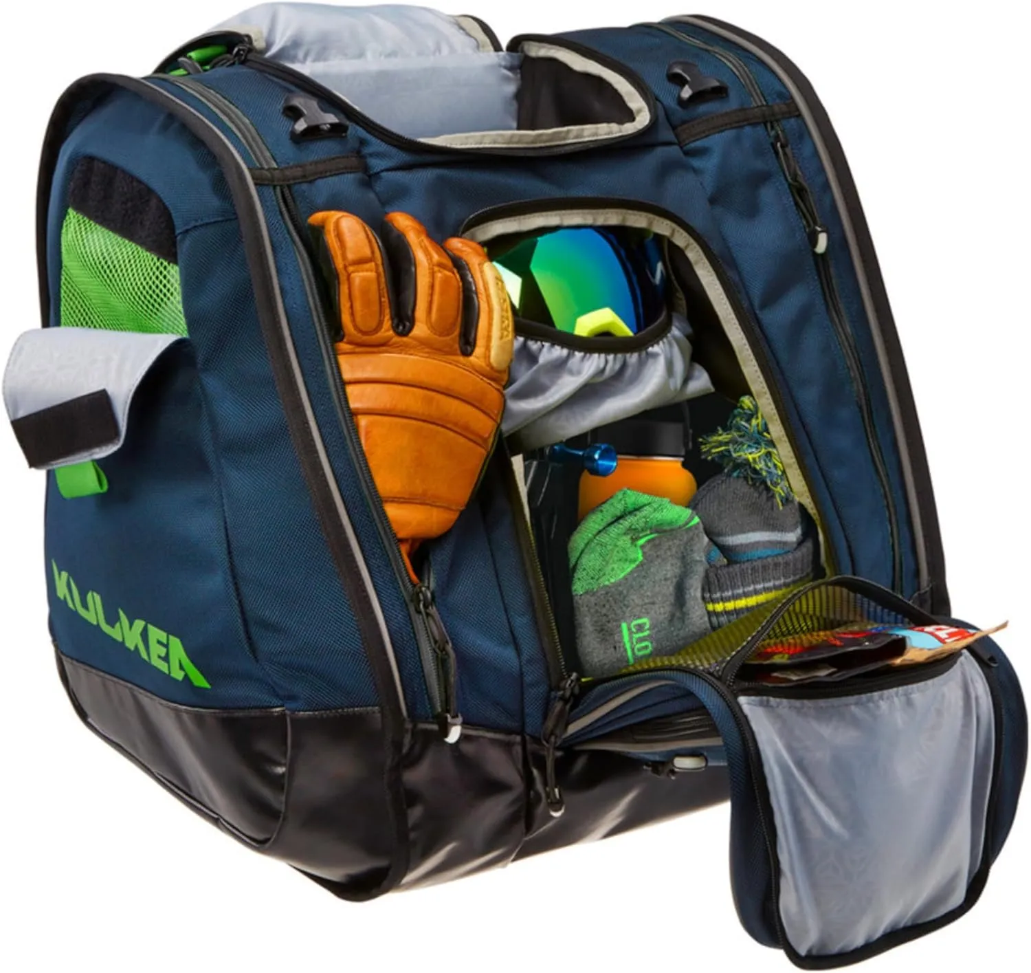 Boot Trekker Ski Boot Backpack - Ski Boot Bag With External Helmet Sling - Durable, Spacious, Water Resistant Gear & Boot Storage