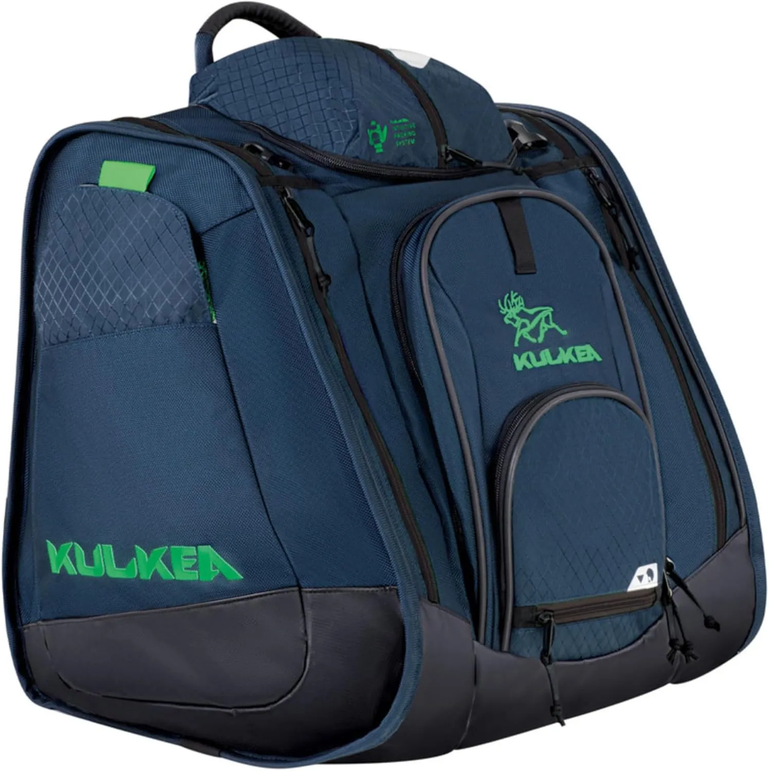 Boot Trekker Ski Boot Backpack - Ski Boot Bag With External Helmet Sling - Durable, Spacious, Water Resistant Gear & Boot Storage